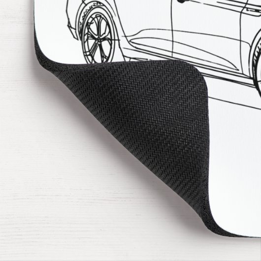 Ren Megane Limousine 2017 Mousepad (Ecke)