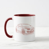 Ren Megane RS 2010 Tasse (Links)