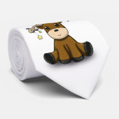 Ren mit gelben Sternen Krawatte (Gerollt)