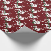 Ren-Packpapier-kundenspezifisches Weihnachtspapier Geschenkpapier (Ecke)