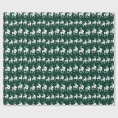 Ren-Packpapier-WeihnachtsPackpapier Geschenkpapier (Flach)