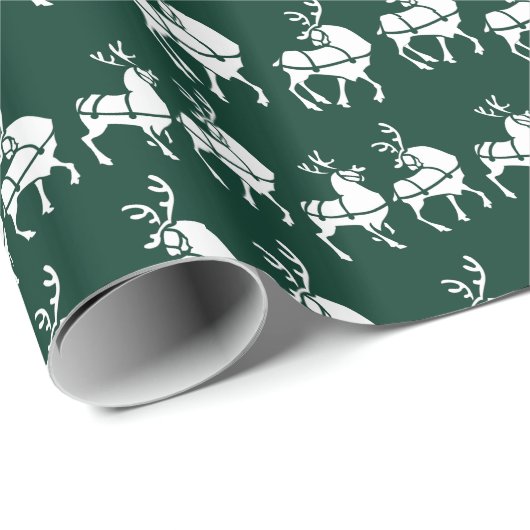 Ren-Packpapier-WeihnachtsPackpapier Geschenkpapier (Rolleneckpunkt)