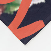 Ren-personalisierte Fleece-Decke Fleecedecke (Ecke)
