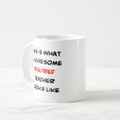 ren-ref-Lehrer, phantastisch Kaffeetasse (Vorderseite Links)