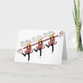 Ren-Revue Feiertagskarte