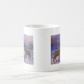 Ren-Schneefall-Tasse Kaffeetasse (Mittel)