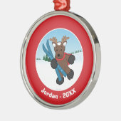 Ren Silbernes Ornament (Links)