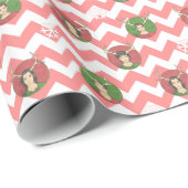 Ren-Spiele Geschenkpapier (Rolleneckpunkt)