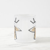 Ren-Tasse Mattglastasse (Mittel)