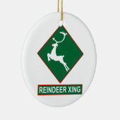 Ren-Überfahrt-Verzierung Keramik Ornament (Rechts)