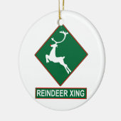 Ren-Überfahrt-Verzierung Keramik Ornament (Links)