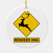 Ren-Überfahrt-Verzierung Keramik Ornament (Hinten)