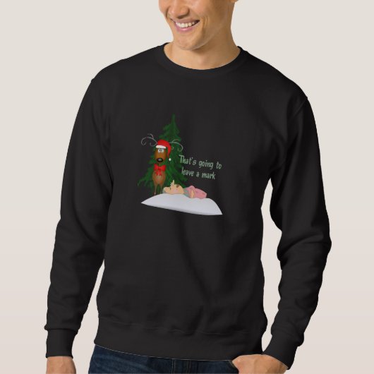 Ren-und Großmutter-Sweatshirt Sweatshirt (Vorderseite)