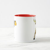 Ren und Saxophon Tasse (Zentrum)