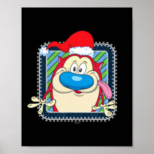 Ren und Stimpy festliche Weihnachtszeit Weihnachts Poster