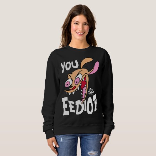 Ren und Stimpy You Eediot Sweatshirt (Vorne ganz)