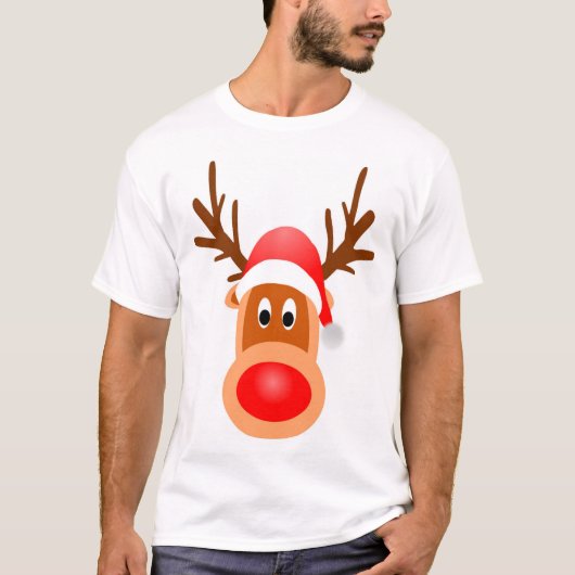 Ren-Weihnachten (Entwurf B) T-Shirt (Vorderseite)
