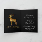 Ren-Weihnachten Feiertagskarte (Innenseite)