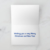 Ren-Weihnachtskarte Feiertagskarte (Innenseite)