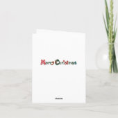 Ren zu Weihnachten Karte (Rückseite)