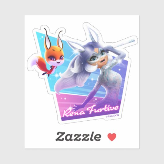 Rena Furtive Graphic Aufkleber (Blatt)