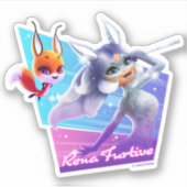 Rena Furtive Graphic Aufkleber (Vorderseite)