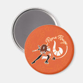 Rena Rouge Abzeichen Magnet (Vorderseite/Rückseite)