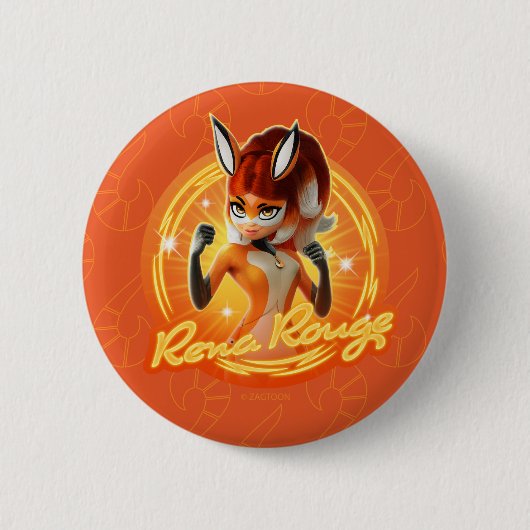 Rena Rouge Circle Abzeichen Button (Vorderseite)
