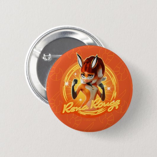Rena Rouge Circle Abzeichen Button (Vorne & Hinten)