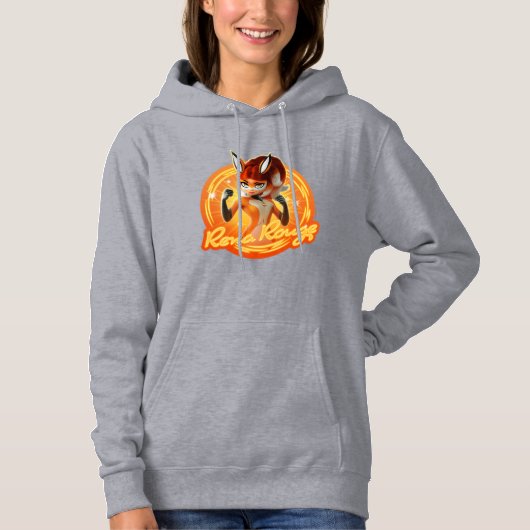 Rena Rouge Circle Abzeichen Hoodie (Vorderseite)