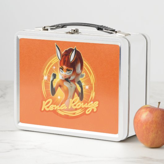 Rena Rouge Circle Abzeichen Metall Brotdose (Beispiel)