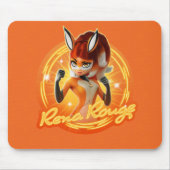 Rena Rouge Circle Abzeichen Mousepad (Vorne)