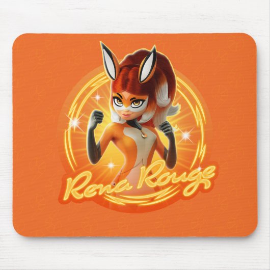 Rena Rouge Circle Abzeichen Mousepad (Vorne)