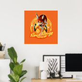 Rena Rouge Circle Abzeichen Poster (Heimbüro)