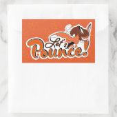 Rena Rouge | Lasst uns abprallen Rechteckiger Aufkleber (Tasche)