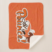 Rena Rouge | Lasst uns abprallen Sherpadecke (Vorderseite)