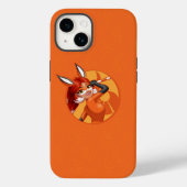 Rena Rouge Orange Abzeichen Case-Mate iPhone Hülle (Rückseite)