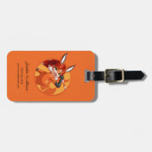 Rena Rouge Orange Abzeichen Gepäckanhänger (Vorderseite horizontal)