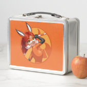 Rena Rouge Orange Abzeichen Metall Brotdose (Beispiel)