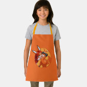 Rena Rouge Orange Abzeichen Schürze (Insitu)