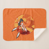 Rena Rouge Orange Abzeichen Sherpadecke (Vorderseite (Horizontal))