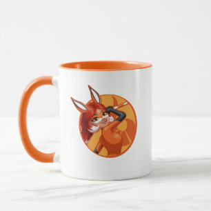 Rena Rouge Orange Abzeichen Tasse