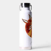 Rena Rouge Orange Abzeichen Trinkflasche (Vorne)