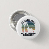 Renaissance 2022 Ruhestand Geschenk für Männer und Button (Vorne & Hinten)