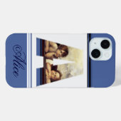 RENAISSANCE ANGEL A LETTER Winged Cherub Monogram Case-Mate iPhone Hülle (Rückseite (Horizontal))