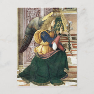 Renaissance Angel Christmas Postcard Pinturicchio Feiertagspostkarte