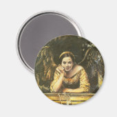 Renaissance Angel Design Magnet (Vorderseite/Rückseite)