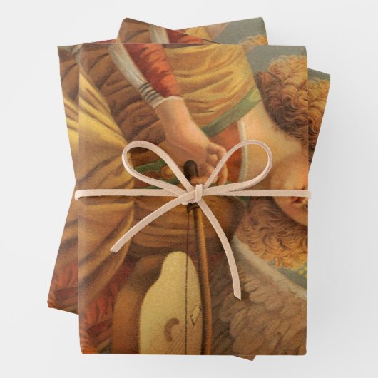 Renaissance Angel Playing Violin Melozzo da Forli Geschenkpapier Set (Beispiel)