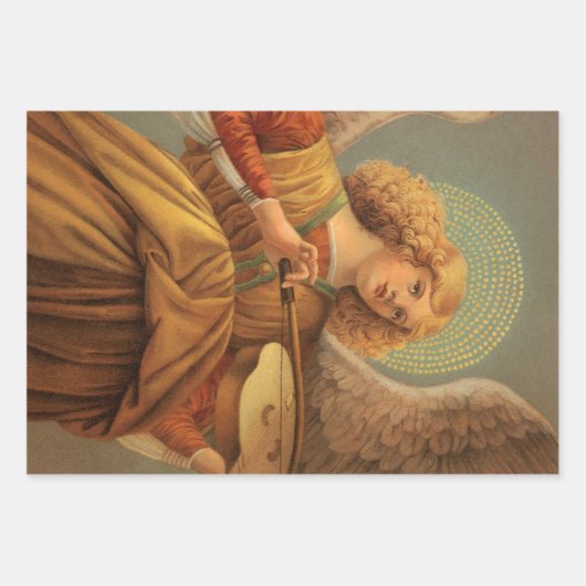 Renaissance Angel Playing Violin Melozzo da Forli Geschenkpapier Set (Vorderseite)