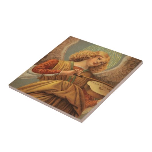 Renaissance Angel Violine Melozzo da Forli Fliese (Seite)